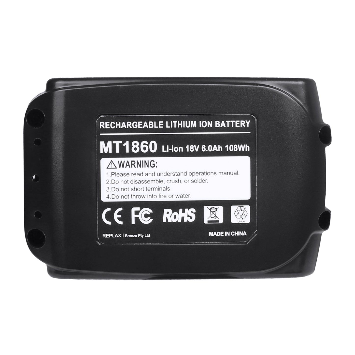 Makita Compatible Battery 18V 6.0Ah